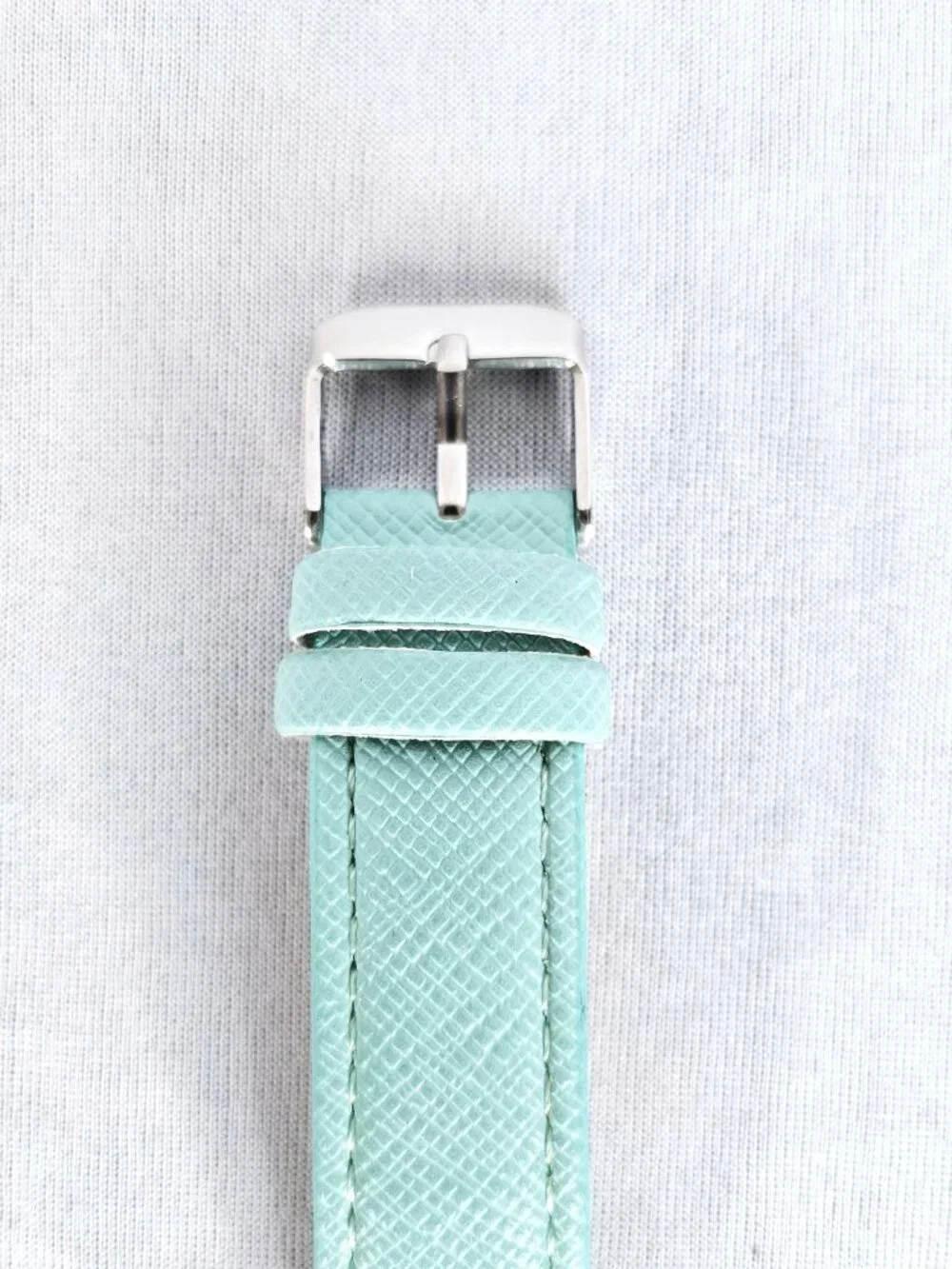 L & Co. Rhinestone Watch | Seafoam Green | Silver Tone